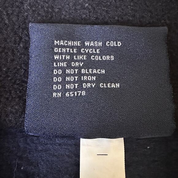 Syracuse University Women M Blue 1/2 zip Fleece with Orange embroidery - Picture 6 of 8